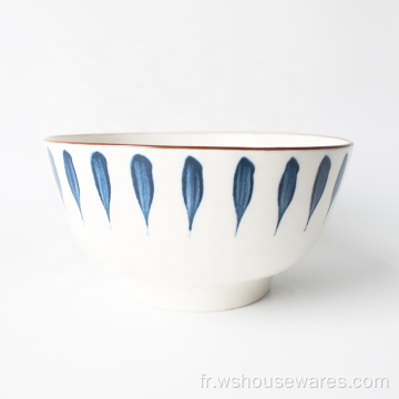 Ensemble de vaisselle en céramique de la conception moderne Impression populaire en céramique